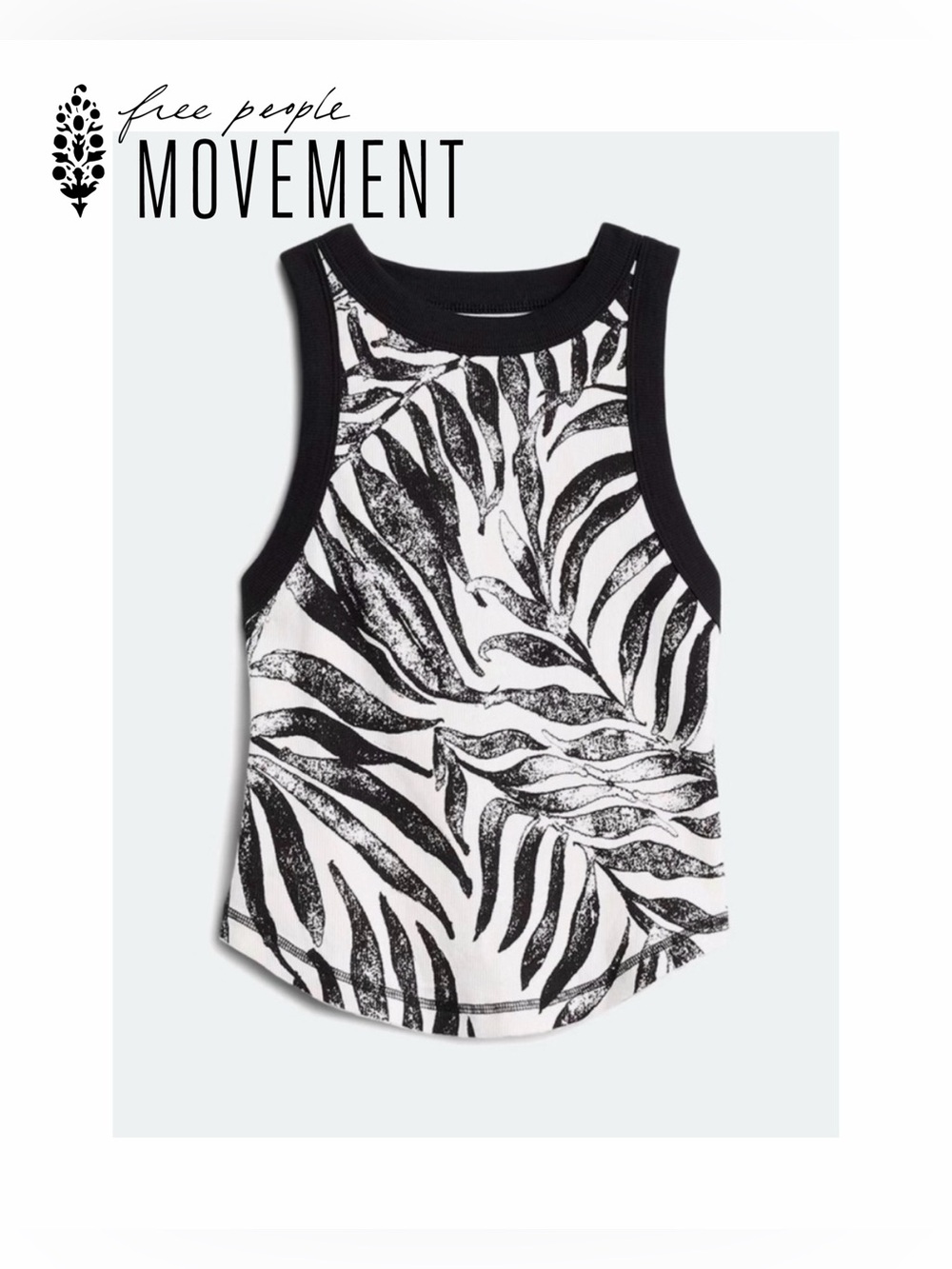 🆕 NWT Free People Open Air Printed Tank